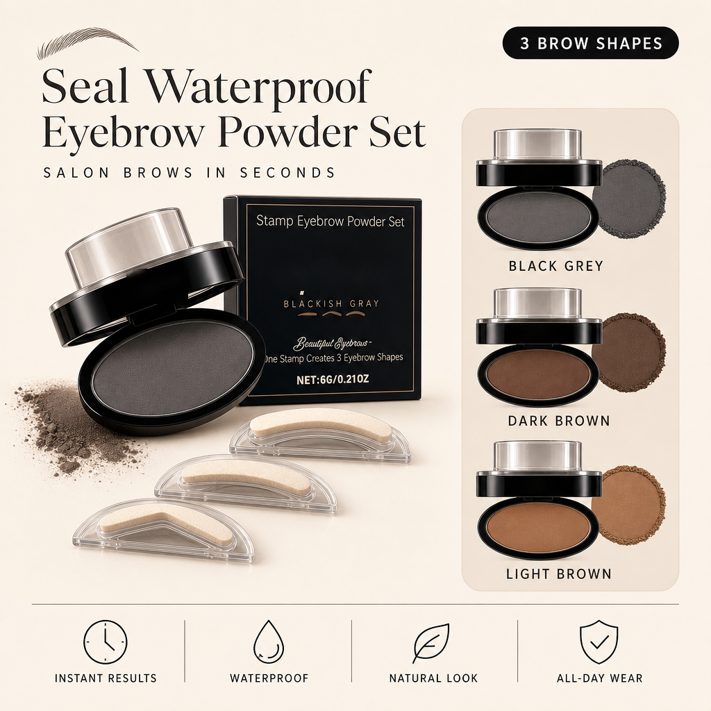 Seal Waterproof Eyebrow Powder Set