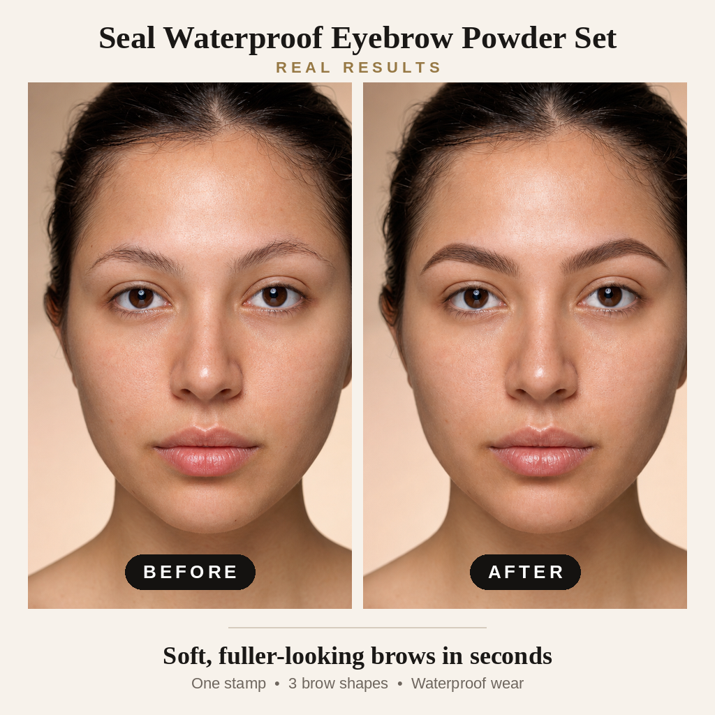 Seal Waterproof Eyebrow Powder Set