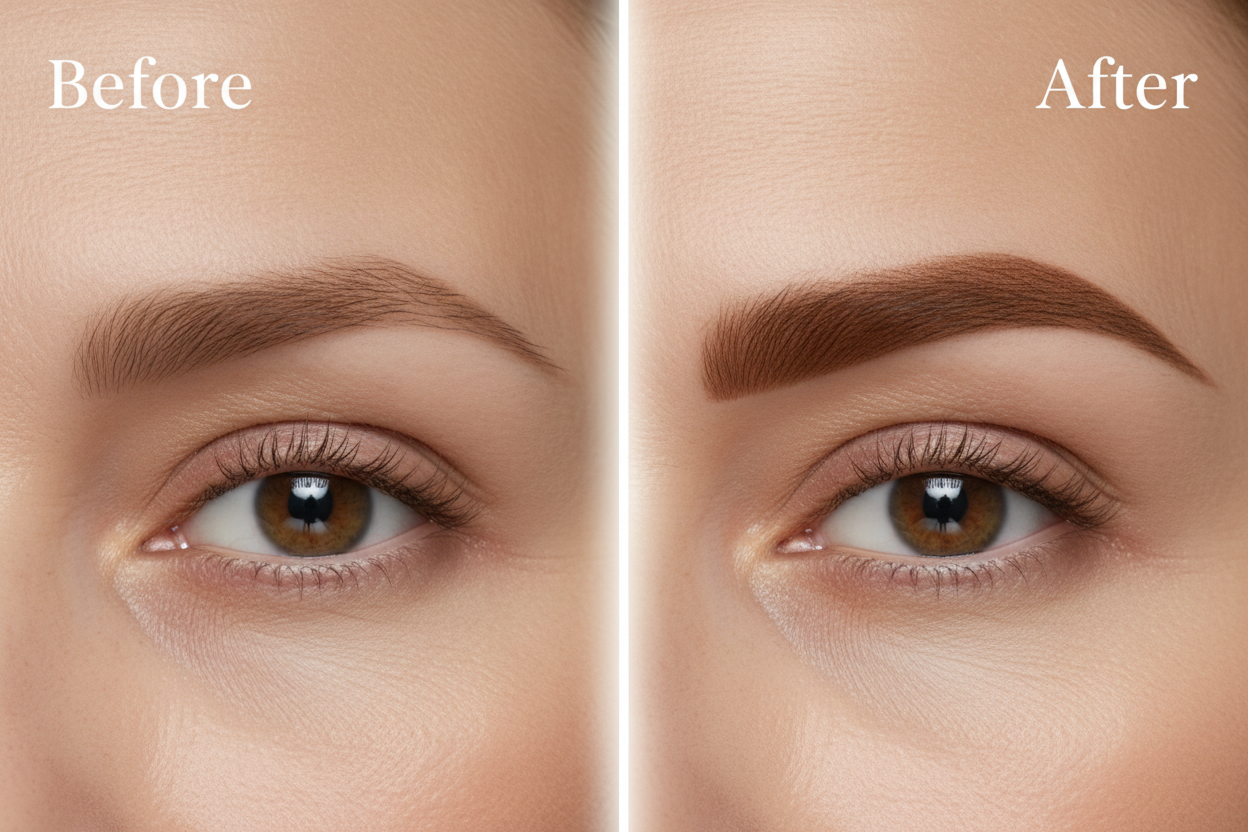 Eyebrow Before & After