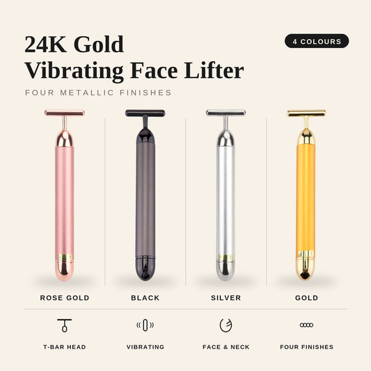 24K Gold Vibrating Face Lifter